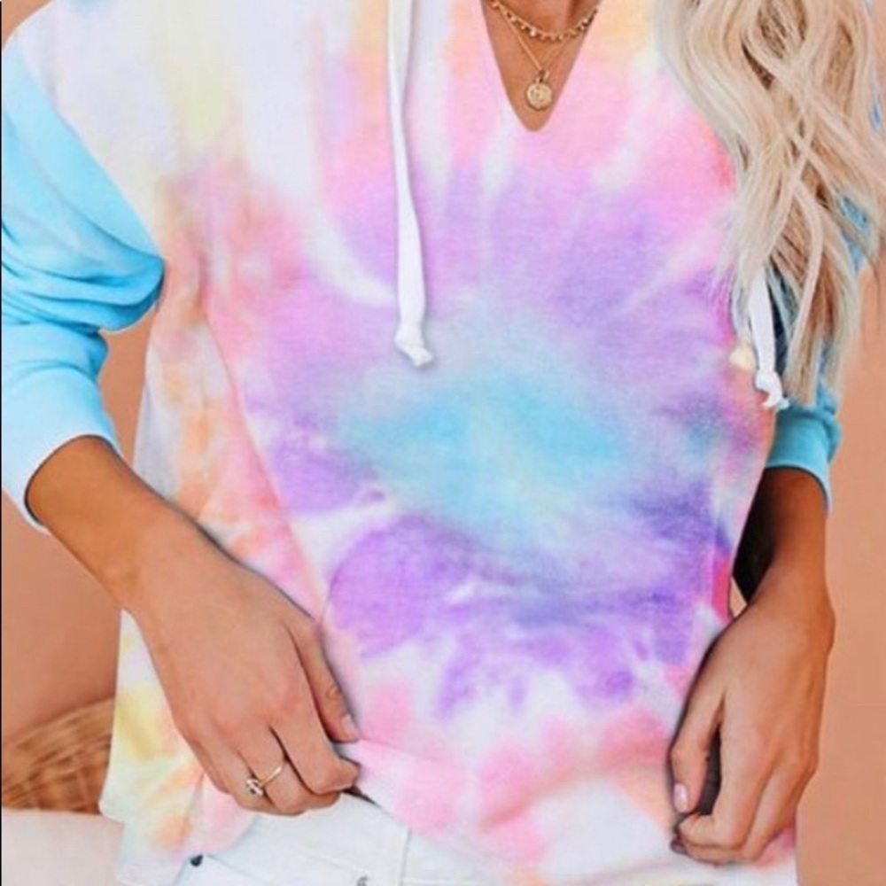 tye die hoodie xl